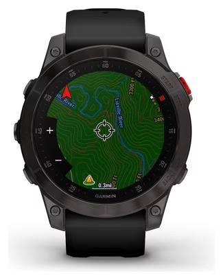 Montre de Sport Garmin Epix Sapphire Titane Noir – Image 3