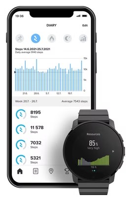 Montre GPS Suunto 9 Peak Full Black Titanium - Noir – Image 5