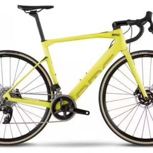 Vélo de Route Électrique BMC Roadmachine AMP Two Sram Rival eTap AXS 12V 350 Wh 700 mm Jaune Lime 2023