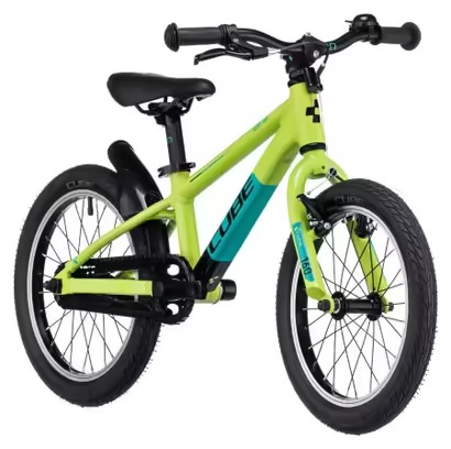 VTT Enfant Cube Cubie 160 RT Single Speed 16'' Vert 3 - 5 Ans – Image 2