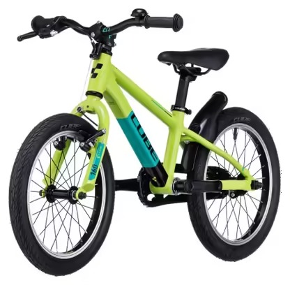 VTT Enfant Cube Cubie 160 RT Single Speed 16'' Vert 3 - 5 Ans – Image 3