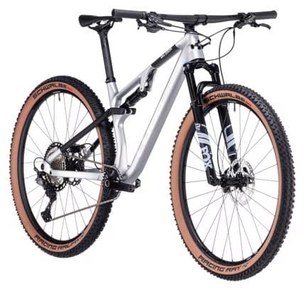 VTT Tout-Suspendu Cube AMS Zero99 C:68X Race 29 Shimano XT 12V 29'' Argent – Image 2
