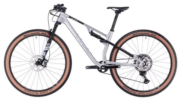 VTT Tout-Suspendu Cube AMS Zero99 C:68X Race 29 Shimano XT 12V 29'' Argent – Image 4