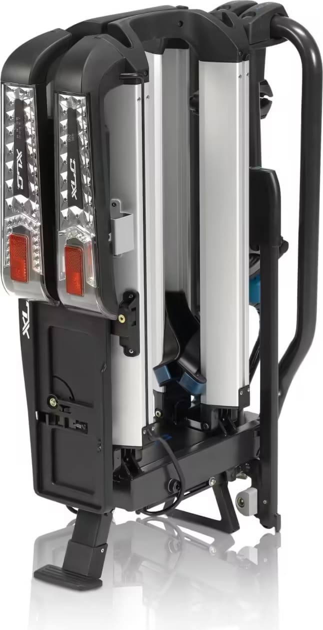 Porte-Vélos sur Boule d'Attelage XLC VC-C10 Azura Xtra Led WT 2 Vélos Noir – Image 2