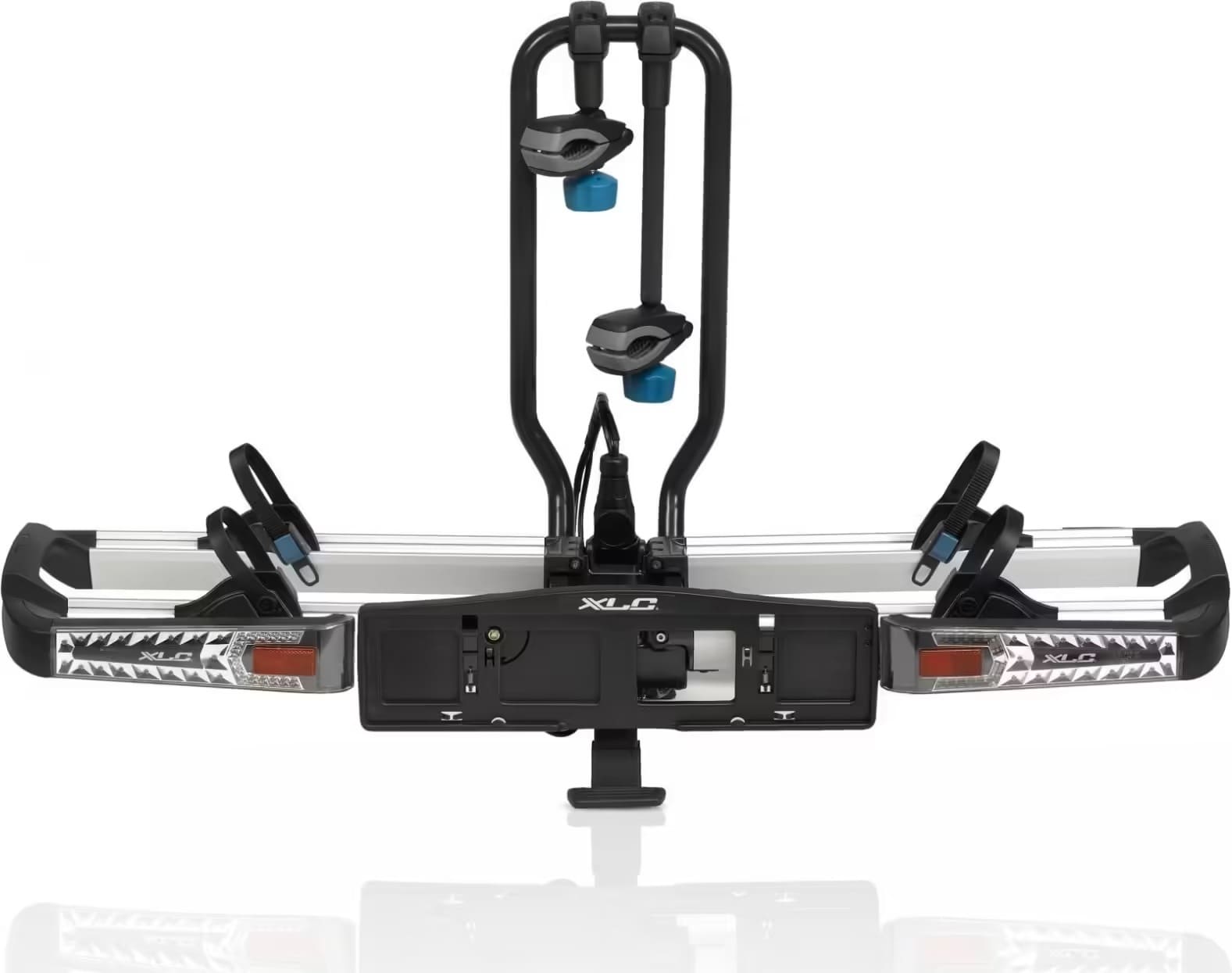 Porte-Vélos sur Boule d'Attelage XLC VC-C10 Azura Xtra Led WT 2 Vélos Noir – Image 3