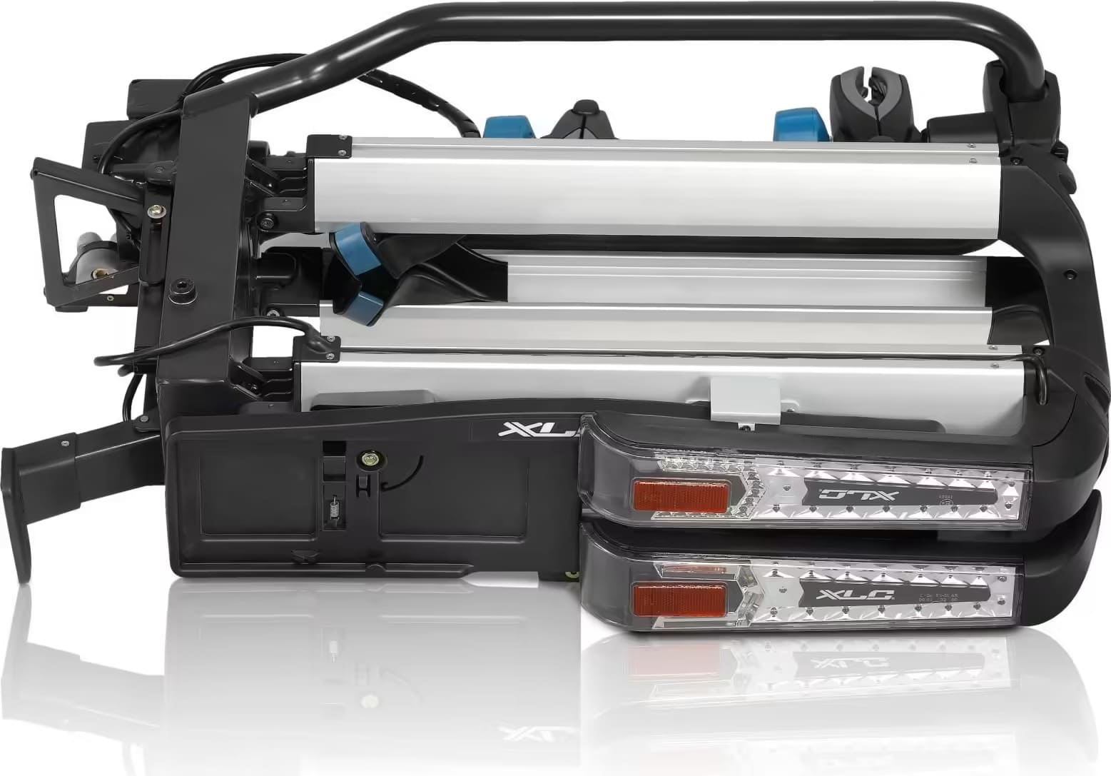 Porte-Vélos sur Boule d'Attelage XLC VC-C10 Azura Xtra Led WT 2 Vélos Noir – Image 4