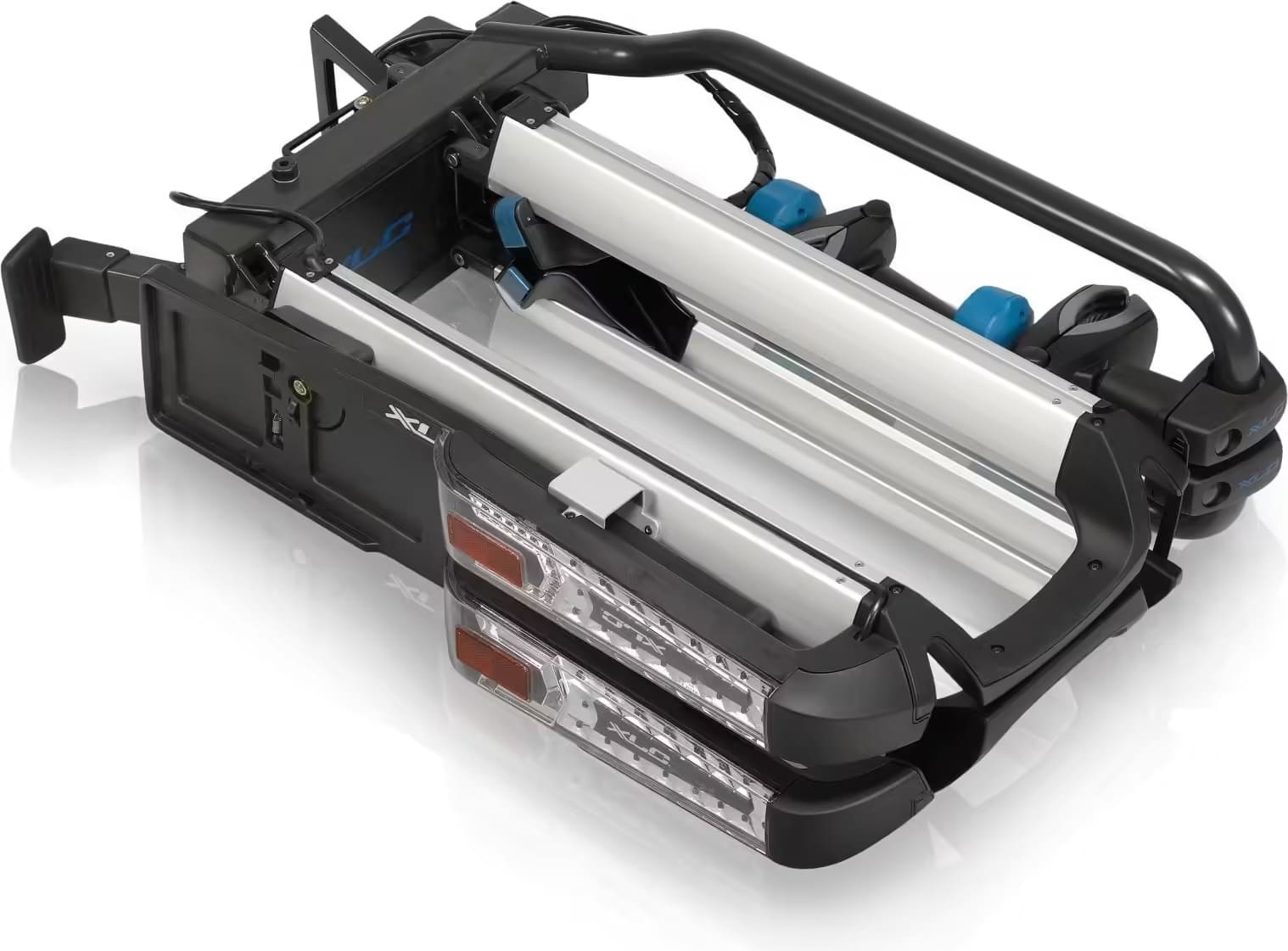 Porte-Vélos sur Boule d'Attelage XLC VC-C10 Azura Xtra Led WT 2 Vélos Noir – Image 5