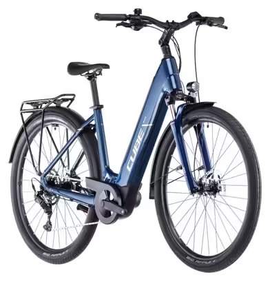 VTC Électrique Cube Touring Hybrid One 500 Easy Entry Shimano Cues 9V 500 Wh 700 mm Bleu Deep Sea 2025 – Image 2