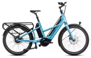 Vélo Cargo Longtail Électrique Cube Longtail Hybrid 725 Enviolo Heavy Duty 725 Wh 26'' Bleu 2024