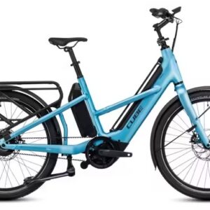 Vélo Cargo Longtail Électrique Cube Longtail Hybrid 725 Enviolo Heavy Duty 725 Wh 26'' Bleu 2024