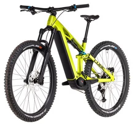 VTT Électrique Tout-Suspendu Cube Stereo Hybrid One44 HPC Race 800 Shimano Deore XT 12V 800 Wh 29'' Vert Flash Lime 2025 – Image 3