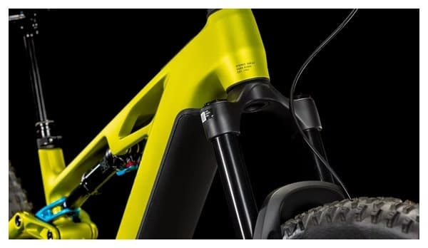VTT Électrique Tout-Suspendu Cube Stereo Hybrid One44 HPC Race 800 Shimano Deore XT 12V 800 Wh 29'' Vert Flash Lime 2025 – Image 8