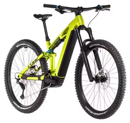 VTT Électrique Tout-Suspendu Cube Stereo Hybrid One44 HPC Race 800 Shimano Deore XT 12V 800 Wh 27.5'' Vert Flash Lime 2025 – Image 2
