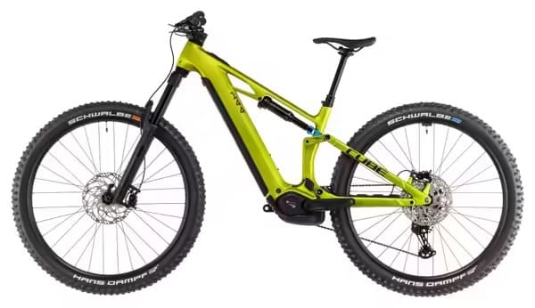 VTT Électrique Tout-Suspendu Cube Stereo Hybrid One44 HPC Race 800 Shimano Deore XT 12V 800 Wh 27.5'' Vert Flash Lime 2025 – Image 4