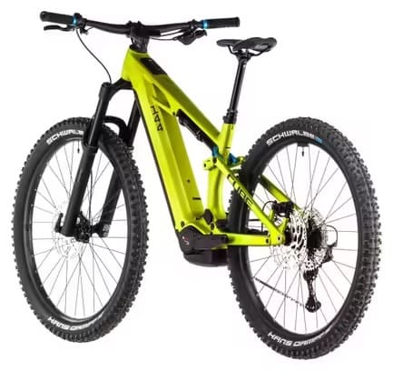 VTT Électrique Tout-Suspendu Cube Stereo Hybrid One44 HPC Race 800 Shimano Deore XT 12V 800 Wh 27.5'' Vert Flash Lime 2025 – Image 5
