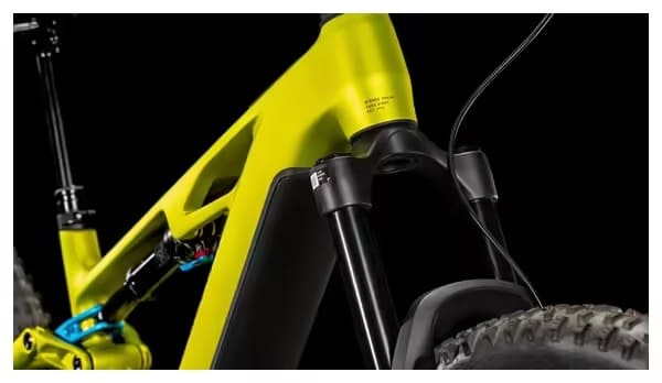 VTT Électrique Tout-Suspendu Cube Stereo Hybrid One44 HPC Race 800 Shimano Deore XT 12V 800 Wh 27.5'' Vert Flash Lime 2025 – Image 8