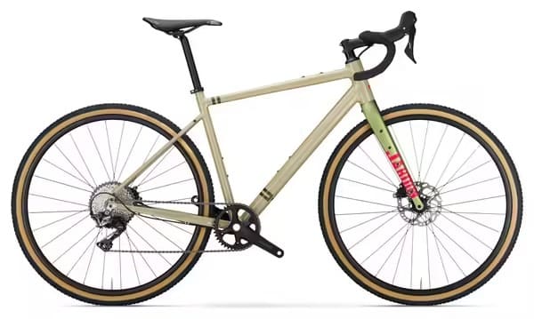 Vélo de Gravel Wilier Triestina Jaroon Shimano GRX 12V 700 mm Beige Sand Vert 2025