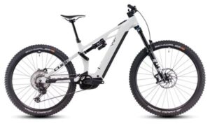 VTT Électrique Tout-Suspendu Cube Stereo Hybrid One77 HPC SLX 800 Shimano Deore XT 12V 800 Wh 29''/27.5'' Beige Desert Stone Vert 2025