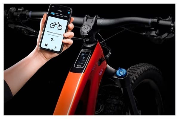 VTT Électrique Tout-Suspendu Trek Fuel EXe 9.7 Shimano SLX/XT 12V 360 Wh 29'' Rouge – Image 10