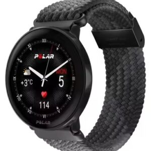 Montre GPS Polar Ignite 3 Noir avec Bracelet en Fibres Tressées