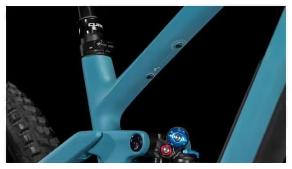 VTT Tout-Suspendu Cube Stereo One55 C:62 SLX Shimano XT 12V 29'' Bleu Bondi 2024 – Image 10