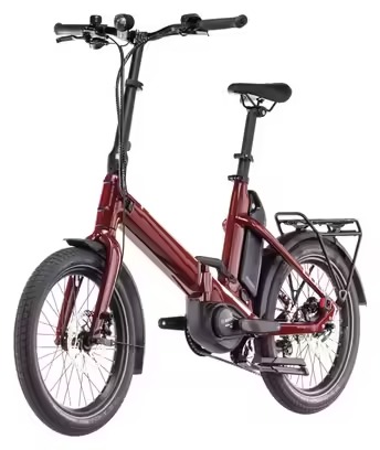 Vélo Pliant Électrique Cube Fold Hybrid 500 Shimano Tiagra 10V 500 Wh 20'' Rouge Merlot 2025 – Image 3