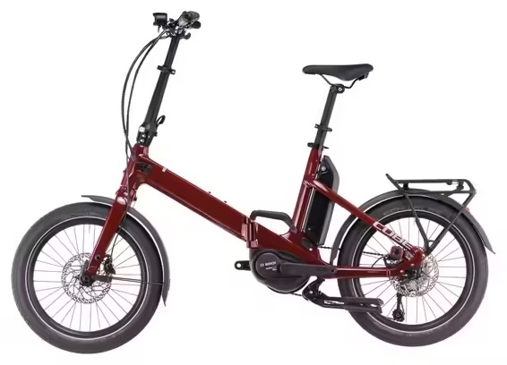 Vélo Pliant Électrique Cube Fold Hybrid 500 Shimano Tiagra 10V 500 Wh 20'' Rouge Merlot 2025 – Image 4
