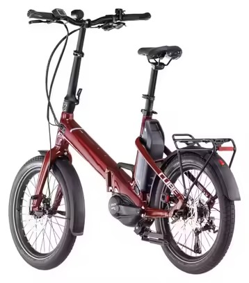 Vélo Pliant Électrique Cube Fold Hybrid 500 Shimano Tiagra 10V 500 Wh 20'' Rouge Merlot 2025 – Image 5