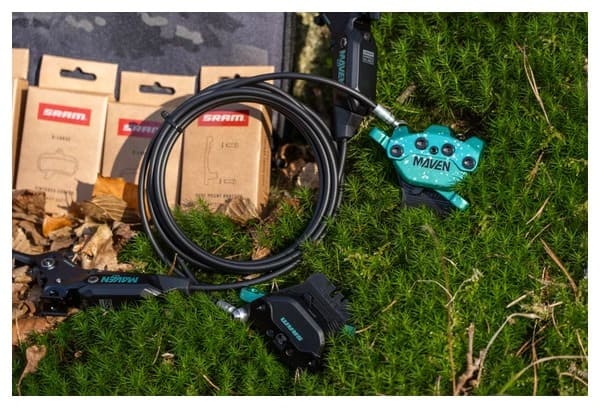 Paire de Freins à Disque Sram Maven Ultimate (Avec Disques) Vert/Noir Expert Kit – Image 3