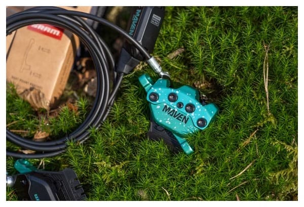 Paire de Freins à Disque Sram Maven Ultimate (Avec Disques) Vert/Noir Expert Kit – Image 4