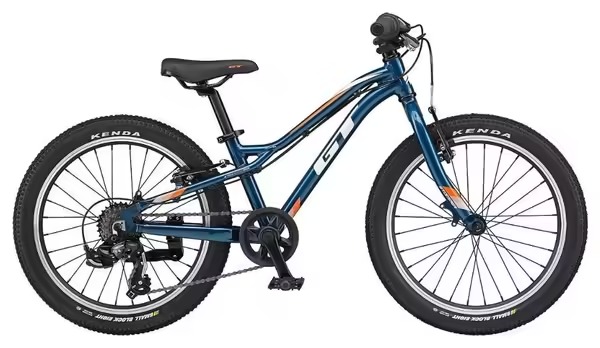VTT Semi-Rigide Enfant GT Somper Ace 7V 20'' 2022 Bleu Teal Brillant 6 - 8 Ans