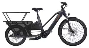 Vélo Cargo Longtail Électrique O2 Feel Equo 7.2 Shimano Nexus 5V 720 Wh 20/26'' Gris Anthracite Pack Family - Produit Reconditionné