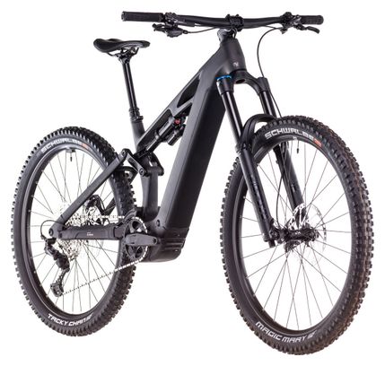 VTT Électrique Tout-Suspendu Cube Stereo Hybrid One77 HPC SLX 800 Shimano Deore XT 12V 800 Wh 29''/27.5'' Noir Blackline 2025 – Image 2