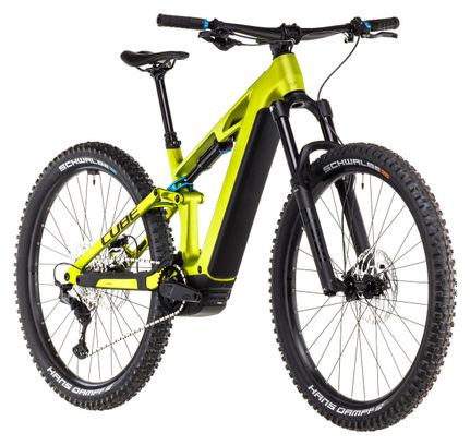 VTT Électrique Tout-Suspendu Cube Stereo Hybrid One44 HPC Race 800 Shimano Deore XT 12V 800 Wh 29'' Vert Flash Lime 2025 – Image 2