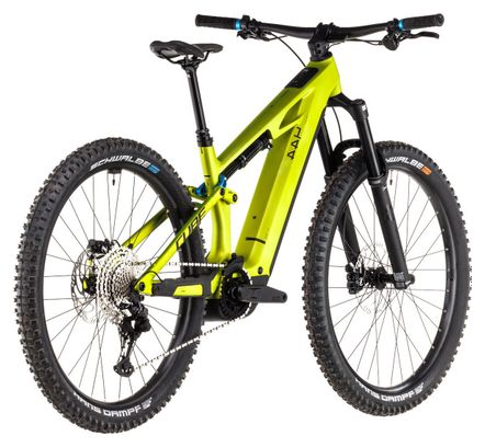 VTT Électrique Tout-Suspendu Cube Stereo Hybrid One44 HPC Race 800 Shimano Deore XT 12V 800 Wh 29'' Vert Flash Lime 2025 – Image 6