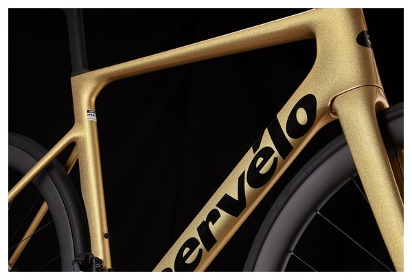 Vélo de Route Cervélo Soloist Shimano Ultegra Di2 12V 700 mm Or Gold Dust 2024 – Image 2