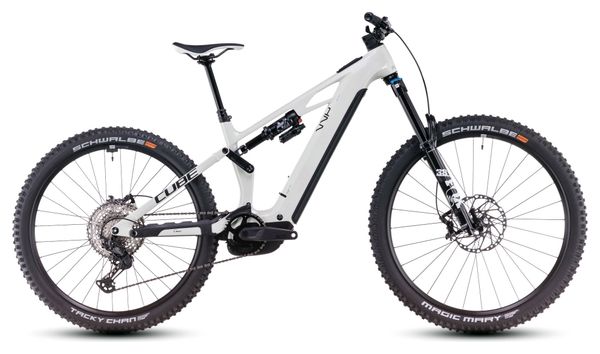 VTT Électrique Tout-Suspendu Cube Stereo Hybrid One77 HPC SLX 800 Shimano Deore XT 12V 800 Wh 29''/27.5'' Beige Desert Stone Vert 2025