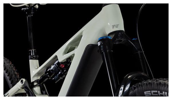 VTT Électrique Tout-Suspendu Cube Stereo Hybrid One77 HPC SLX 800 Shimano Deore XT 12V 800 Wh 29''/27.5'' Beige Desert Stone Vert 2025 – Image 8