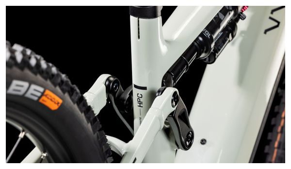 VTT Électrique Tout-Suspendu Cube Stereo Hybrid One77 HPC SLX 800 Shimano Deore XT 12V 800 Wh 29''/27.5'' Beige Desert Stone Vert 2025 – Image 10