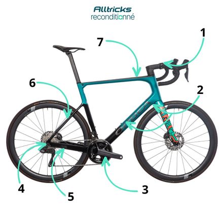Produit Reconditionné - Vélo de Route Orbea Orca M20I LTD Shimano Ultégra DI2 12V Bleu/Noir 2021 – Image 6