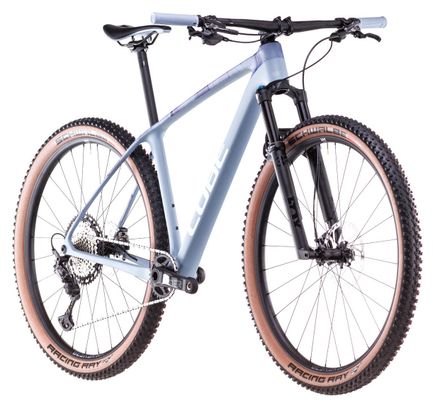 VTT Semi-Rigide Cube Reaction C:62 Race Shimano Deore XT 12V 29'' Bleu Pigeon Art 2025 – Image 2