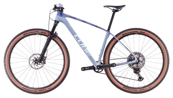 VTT Semi-Rigide Cube Reaction C:62 Race Shimano Deore XT 12V 29'' Bleu Pigeon Art 2025 – Image 4