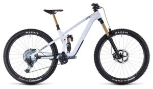 VTT Tout-Suspendu Cube Stereo One77 C:68X SLT 29 Sram X01 Eagle AXS 12V 29'' Blanc Flash