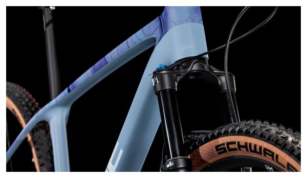 VTT Semi-Rigide Cube Reaction C:62 Race Shimano Deore XT 12V 29'' Bleu Pigeon Art 2025 – Image 8