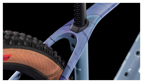 VTT Semi-Rigide Cube Reaction C:62 Race Shimano Deore XT 12V 29'' Bleu Pigeon Art 2025 – Image 10