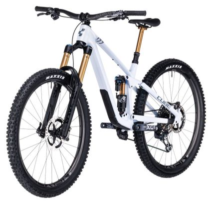 VTT Tout-Suspendu Cube Stereo One77 C:68X SLT 29 Sram X01 Eagle AXS 12V 29'' Blanc Flash – Image 3