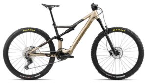 VTT Électrique Tout-Suspendu Orbea Rise H30 Shimano Deore 12V 540 Wh 29'' Marron Beige Baobab 2024