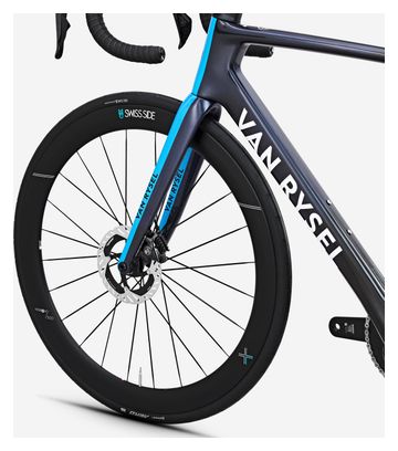 Vélo de Route Van Rysel RCR Pro Team Shimano Dura-Ace Di2 12V 700 mm Bleu Decathlon AG2R La Mondiale 2025 – Image 10