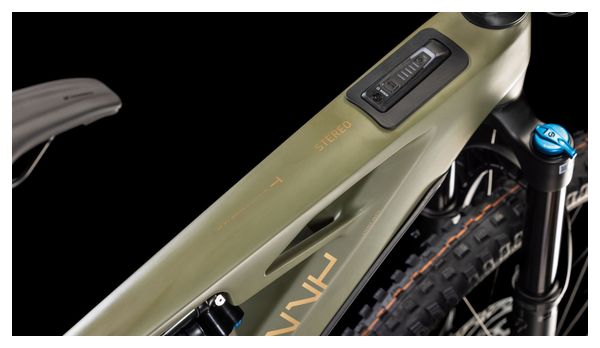 VTT Électrique Tout-Suspendu Cube Stereo Hybrid One77 HPC TM 800 Sram GX Eagle AXS 12V 800 Wh 29''/27.5'' Vert Dusty Olive 2025 – Image 7