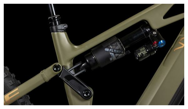 VTT Électrique Tout-Suspendu Cube Stereo Hybrid One77 HPC TM 800 Sram GX Eagle AXS 12V 800 Wh 29''/27.5'' Vert Dusty Olive 2025 – Image 8